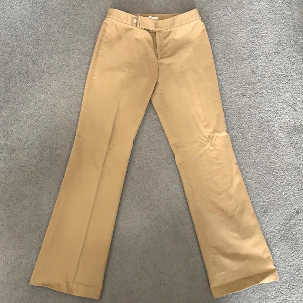 Chaiken Beige Straight Leg Pant